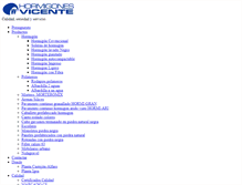 Tablet Screenshot of hormigonesvicente.com